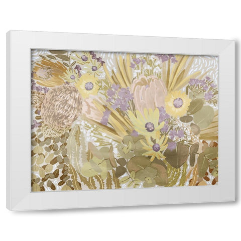 Native Brush I White Modern Wood Framed Art Print by Urban Road