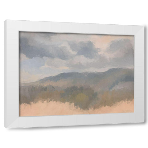 Dusk White Modern Wood Framed Art Print by Urban Road