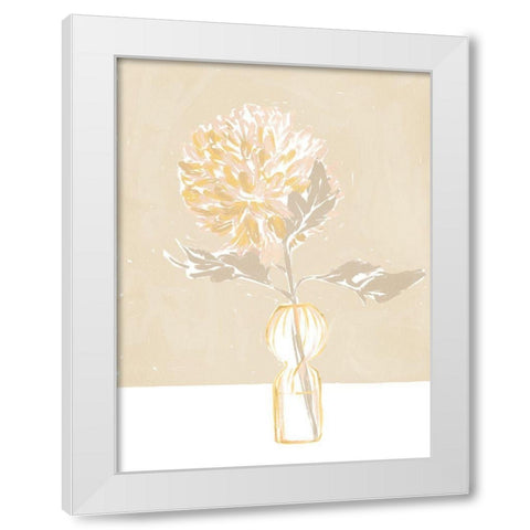 Bliss II White Modern Wood Framed Art Print by Urban Road