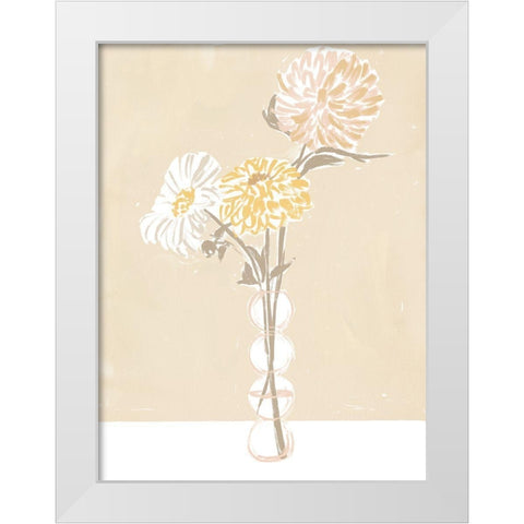 Bliss I White Modern Wood Framed Art Print by Urban Road