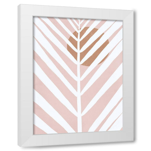 Canopy III White Modern Wood Framed Art Print by Urban Road