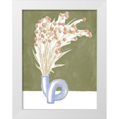 Villa Bloom II White Modern Wood Framed Art Print by Urban Road