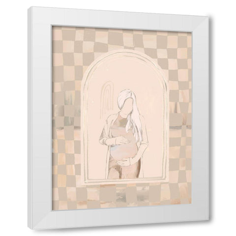 Eager White Modern Wood Framed Art Print by Urban Road