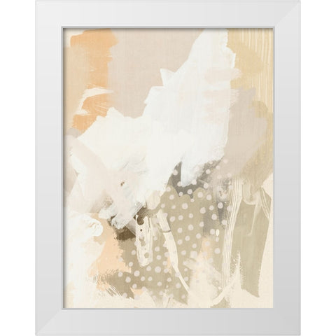 Soft Mess White Modern Wood Framed Art Print by Urban Road