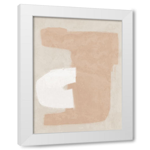 Composed Neutral White Modern Wood Framed Art Print by Urban Road