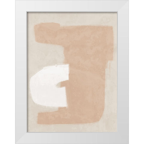 Composed Neutral White Modern Wood Framed Art Print by Urban Road