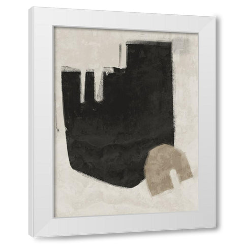 Blase Black White Modern Wood Framed Art Print by Urban Road