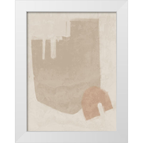 Blase Neutral White Modern Wood Framed Art Print by Urban Road