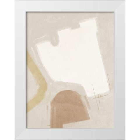 Open-Minded Neutral White Modern Wood Framed Art Print by Urban Road