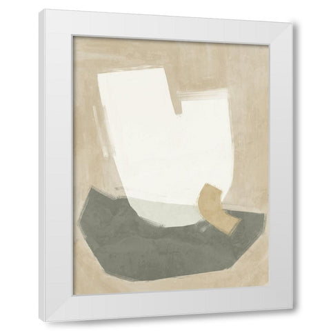 Laid-Back Neutral White Modern Wood Framed Art Print by Urban Road