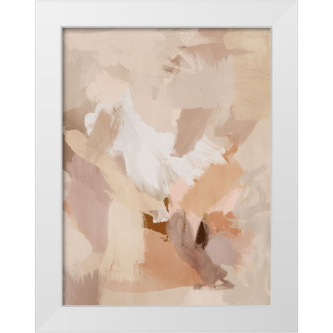 Untroubled White Modern Wood Framed Art Print by Urban Road