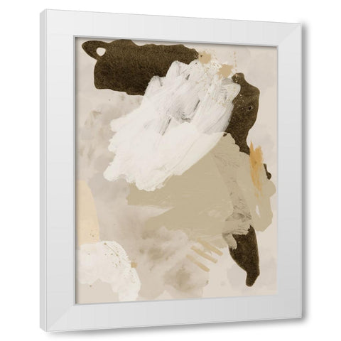 A Warm Hug White Modern Wood Framed Art Print by Urban Road