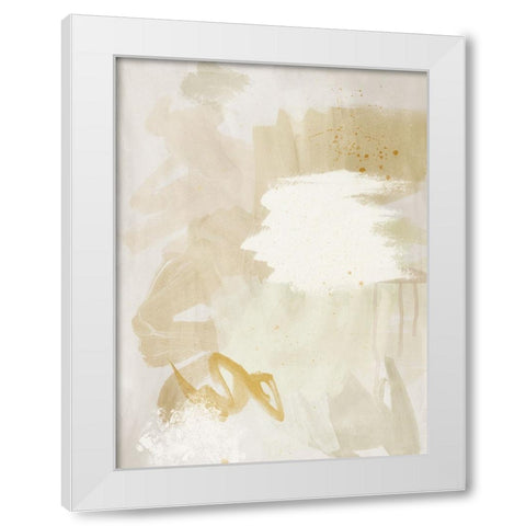 Subdued White Modern Wood Framed Art Print by Urban Road