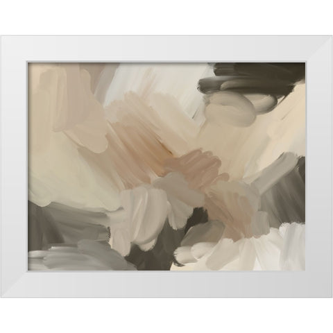 Soft And Fuzzy II White Modern Wood Framed Art Print by Urban Road