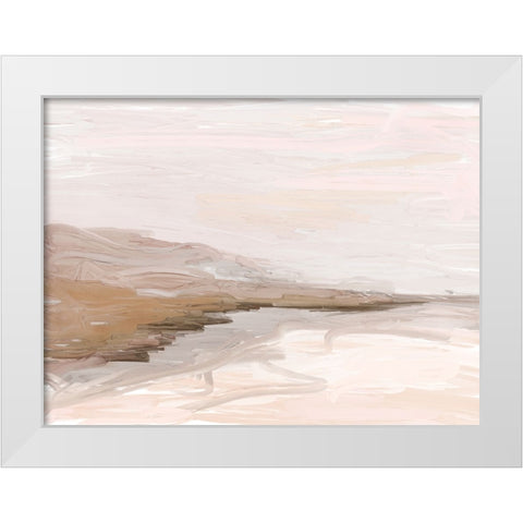 Sundown White Modern Wood Framed Art Print by Urban Road