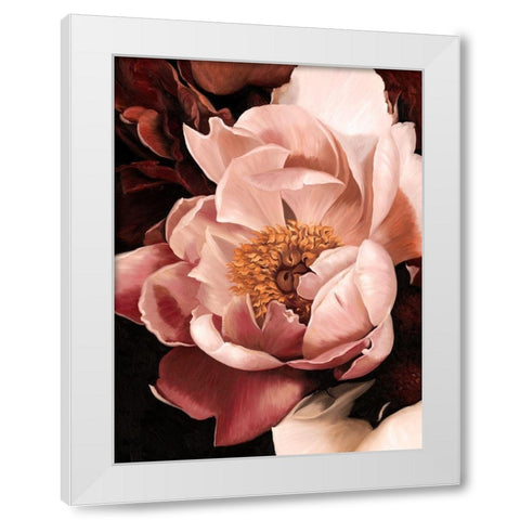 Flourish White Modern Wood Framed Art Print by Urban Road