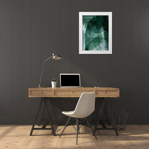 Equinox White Modern Wood Framed Art Print by Urban Road