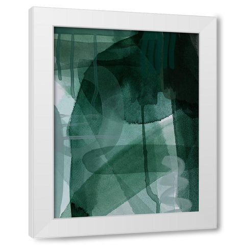 Equinox White Modern Wood Framed Art Print by Urban Road