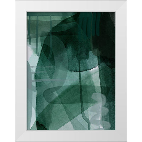 Equinox White Modern Wood Framed Art Print by Urban Road