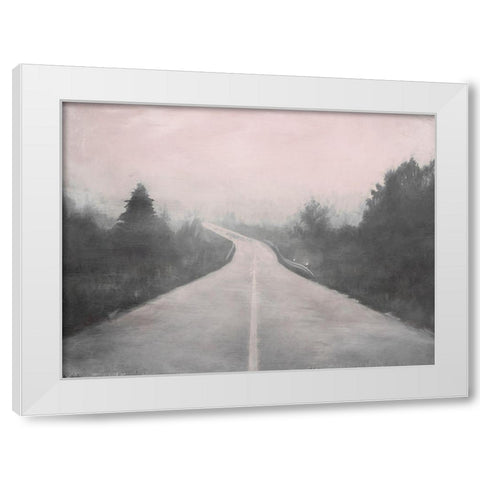 The Place Beyond White Modern Wood Framed Art Print by Urban Road