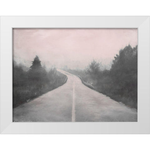 The Place Beyond White Modern Wood Framed Art Print by Urban Road