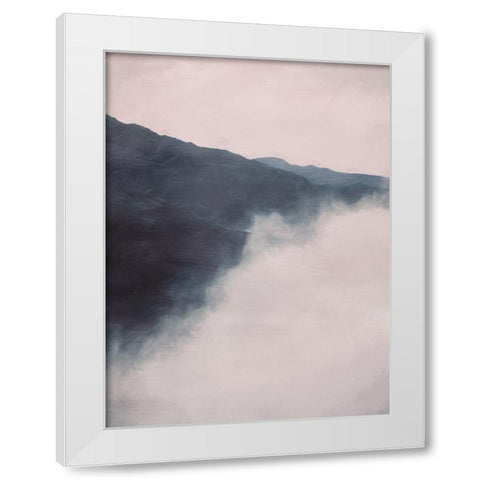 Mystic White Modern Wood Framed Art Print by Urban Road