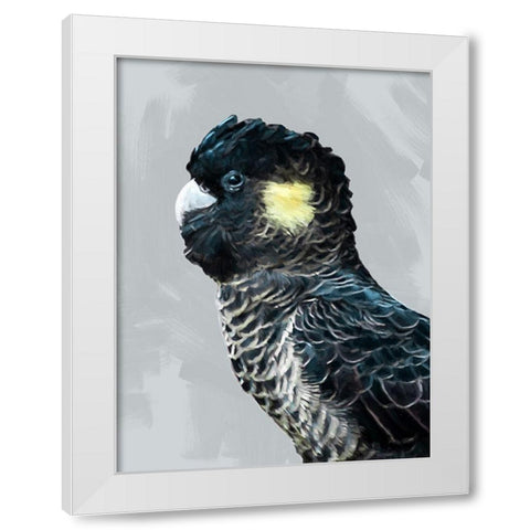 Stoic White Modern Wood Framed Art Print by Urban Road