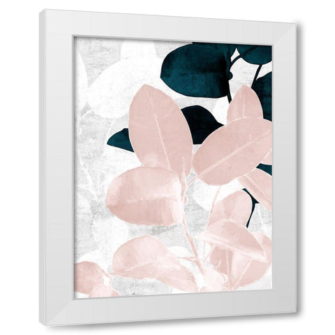 Demure II White Modern Wood Framed Art Print by Urban Road