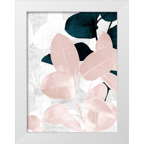 Demure II White Modern Wood Framed Art Print by Urban Road