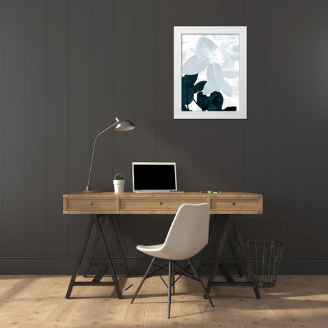 Exhale I White Modern Wood Framed Art Print by Urban Road