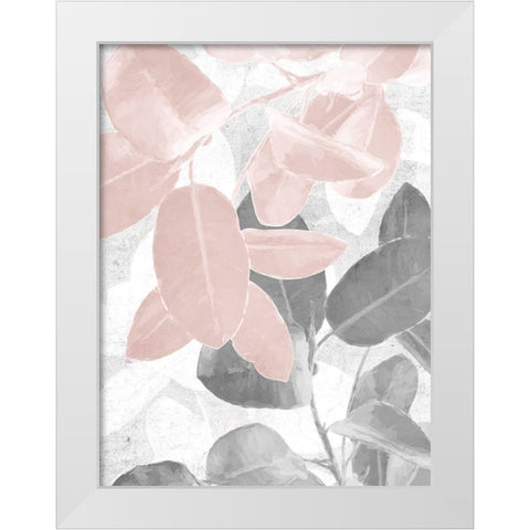 Prim II White Modern Wood Framed Art Print by Urban Road