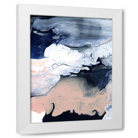 Aegina White Modern Wood Framed Art Print by Urban Road