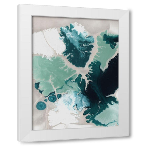 Oahu White Modern Wood Framed Art Print by Urban Road