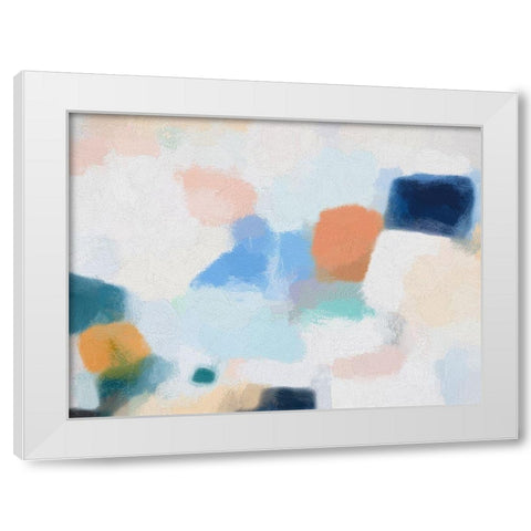 Daydream White Modern Wood Framed Art Print by Urban Road