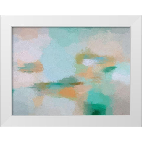 Euphoric White Modern Wood Framed Art Print by Urban Road