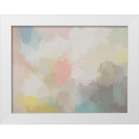 Fizzy Sherbet White Modern Wood Framed Art Print by Urban Road