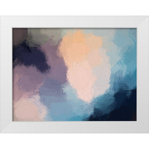 Dark Heather White Modern Wood Framed Art Print by Urban Road