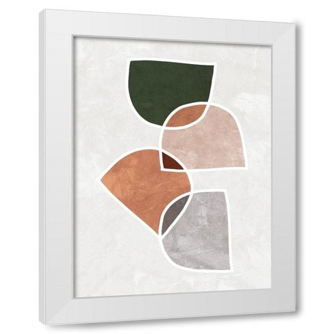 Tetrarchy White Modern Wood Framed Art Print by Urban Road