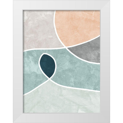 Peggy White Modern Wood Framed Art Print by Urban Road