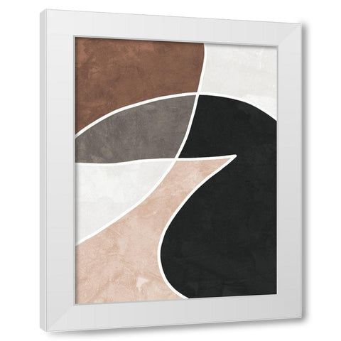 Dust White Modern Wood Framed Art Print by Urban Road