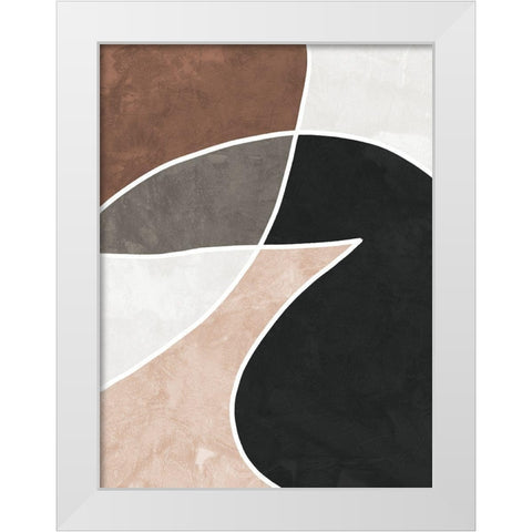 Dust White Modern Wood Framed Art Print by Urban Road