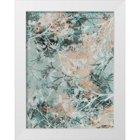 Impression I White Modern Wood Framed Art Print by Urban Road