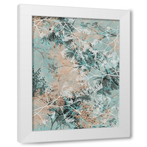 Impression II White Modern Wood Framed Art Print by Urban Road