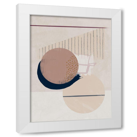 Solace White Modern Wood Framed Art Print by Urban Road