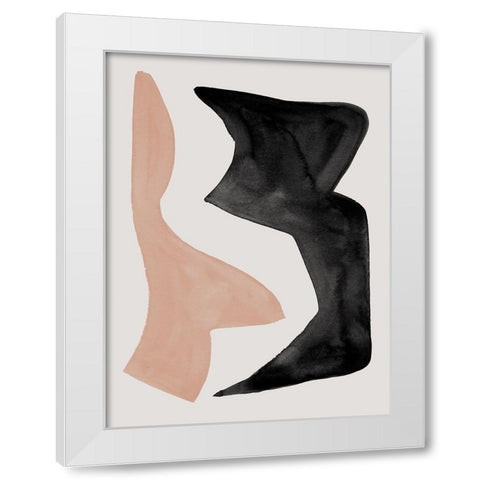 Reprieve Nude White Modern Wood Framed Art Print by Urban Road