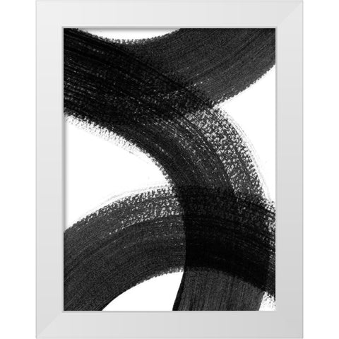 Formation I White Modern Wood Framed Art Print by Urban Road