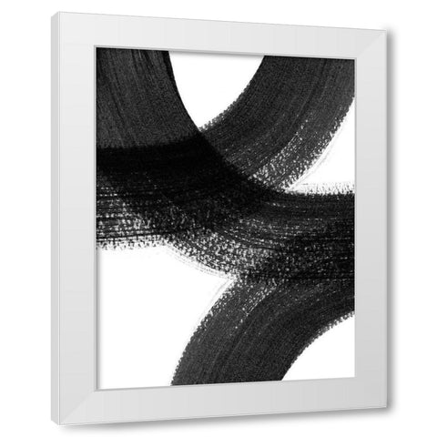 Formation II White Modern Wood Framed Art Print by Urban Road