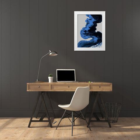 Midnight Mystery White Modern Wood Framed Art Print by Urban Road