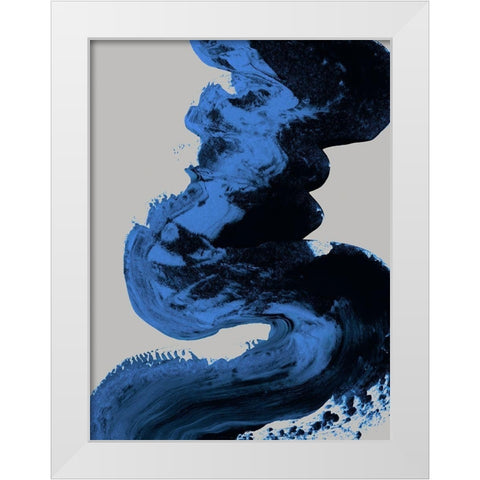 Midnight Mystery White Modern Wood Framed Art Print by Urban Road