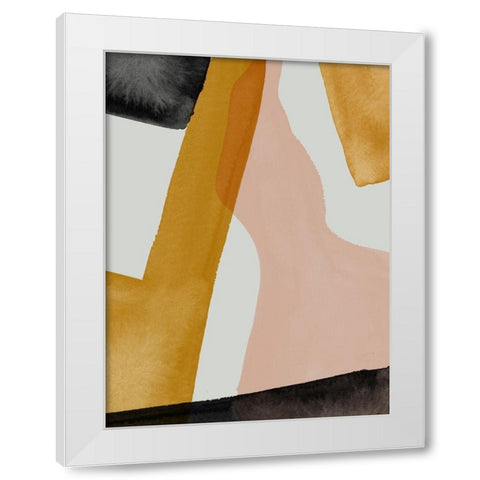 Aurify White Modern Wood Framed Art Print by Urban Road